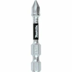 Makita® Impact XPS #1 Phillips 2" Power Bit, Matte Nickel, 5/Pack