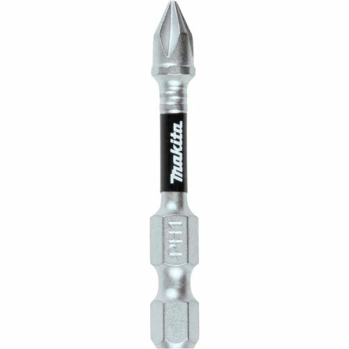 Makita® Impact XPS #1 Phillips 2" Power Bit, Matte Nickel, 5/Pack 1 Makita® Impact XPS #1 Phillips 2" Power Bit, Matte Nickel, 5/Pack