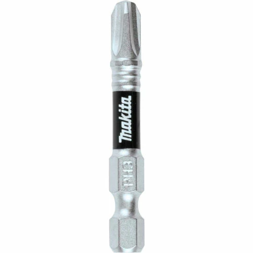 Makita® Impact XPS #3 Phillips 2" Power Bit, Matte Nickel, 5/Pack 1 Makita® Impact XPS #3 Phillips 2" Power Bit, Matte Nickel, 5/Pack