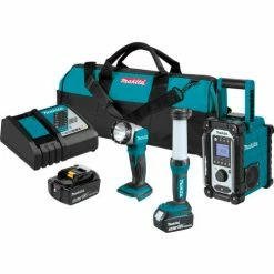 Makita® LXT® Cordless Emergency Preparedness 3-Pc. Combo Kit, 5.0Ah, 18V, Lithium-Ion