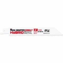 M.K. Morse 402088 Master Cobalt® Wood/Metal Reciprocating Saw Blades 12"Lx3/4"W 10/14 TPI 50PK