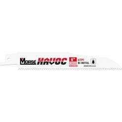 M.K. Morse 402439 Havoc® Bi-Metal Reciprocating Saw Blades 9"L x 7/8"W, 10 TPI, 20 PK