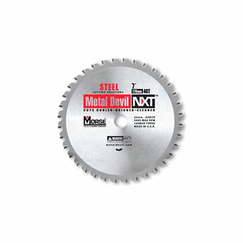 Circular Saw Blade - 7-1/4" - 60 TPI - 5/8" KO Arbor - USA - M.K. Morse Metal Devil NXT CSM72560NAC 1 Circular Saw Blade - 7-1/4" - 60 TPI - 5/8" KO Arbor - USA - M.K. Morse Metal Devil NXT CSM72560NAC