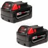 Milwaukee® 48-11-1822 18V Li-Ion M18 Battery 3Ah Extended Capacity 2Pk