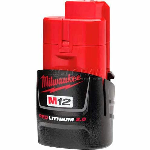 Milwaukee® 48-11-2420 12V Li-Ion M12 Battery 2Ah Compact 1 Milwaukee® 48-11-2420 12V Li-Ion M12 Battery 2Ah Compact