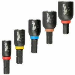 Milwaukee® 49-66-4563 Shockwave™ 5 Pc.Insert Nut Driver Set -Cheap Power Tools Store MLW 49 66 4563