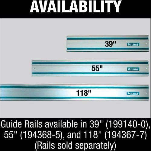 Makita® 39" Plunge Saw Guide Rail, Portable, For Use With Circular Saw (SP6000) 2 Makita® 39" Plunge Saw Guide Rail, Portable, For Use With Circular Saw (SP6000) - Image 2