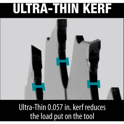 Makita® Carbide-Tipped Max Effcy Ultra-Thin Kerf Circular Saw Blade, 7-1/4"Dia, 24 TPI, 10/Pk 2 Makita® Carbide-Tipped Max Effcy Ultra-Thin Kerf Circular Saw Blade, 7-1/4"Dia, 24 TPI, 10/Pk - Image 2