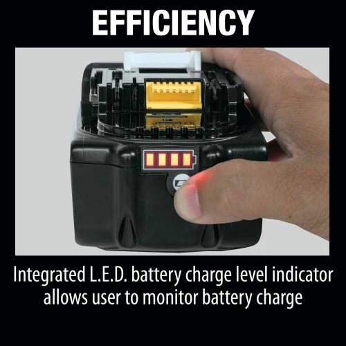Makita® LXT® Power Tool Battery, 5.0Ah, Lithium-Ion, 18V, 45 Min Charge Time 3 Makita® LXT® Power Tool Battery, 5.0Ah, Lithium-Ion, 18V, 45 Min Charge Time - Image 3