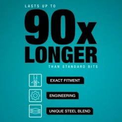 Makita® Impact XPS #2 Phillips 2" Power Bit, Matte Nickel, 5/Pack -Cheap Power Tools Store Makita E 0054 3 10