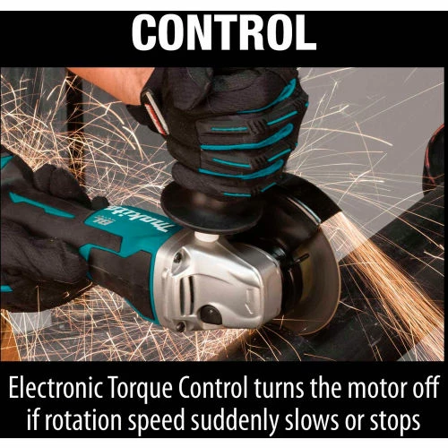Makita® LXT® Cordless 4-1/2"/5" Cut-Off/Angle Grinder, Tool Only, 5.0Ah, 18V, Lithium-Ion 2 Makita® LXT® Cordless 4-1/2"/5" Cut-Off/Angle Grinder, Tool Only, 5.0Ah, 18V, Lithium-Ion - Image 2