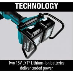 Makita® LXT® Cordless 9" Paddle Switch Cut-Off/Angle Grinder Kit, 5.0Ah, 18V X2, Li-Ion -Cheap Power Tools Store Makita XAG13PT1 4