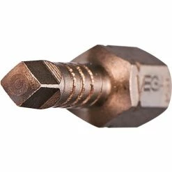 Impactech Square #3 Power Bit x 3-1/2", Gunmetal Bronze, S2 Modified Steel -Cheap Power Tools Store P125R2A 45 1