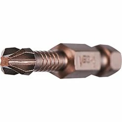Impactech Phillips #3 Power Bit x 6", Gunmetal Bronze, S2 Modified Steel -Cheap Power Tools Store P150P2A 3 7