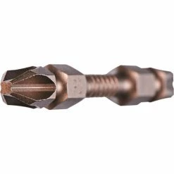Impactech P2 + P2 D/E Power Bit x 2-9/16", Gunmetal Bronze, S2 Modified Steel 5 Impactech P2 + P2 D/E Power Bit x 2-9/16", Gunmetal Bronze, S2 Modified Steel -Cheap Power Tools Store P165P2P2B 45 1