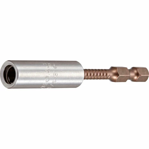 Impactech Female Hex Mag Bit Holder w/ C-Ring x 6", Gunmetal Bronze, S2 + Stainless Steel 2 Impactech Female Hex Mag Bit Holder w/ C-Ring x 6", Gunmetal Bronze, S2 + Stainless Steel - Image 2