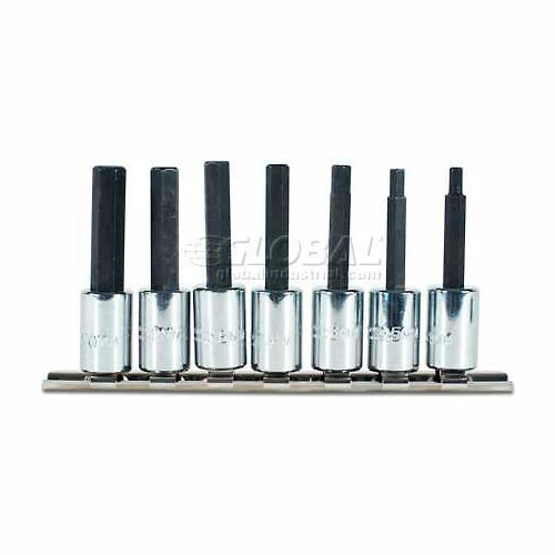 Proto J4990-SMA 3/8" Drive 7 Piece Metric Hex Bit Set 1 Proto J4990-SMA 3/8" Drive 7 Piece Metric Hex Bit Set