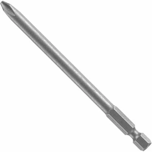 BOSCH® Phillips® Ph2 Power Bits, 6"L, 1/4"Shank 1 BOSCH® Phillips® Ph2 Power Bits, 6"L, 1/4"Shank