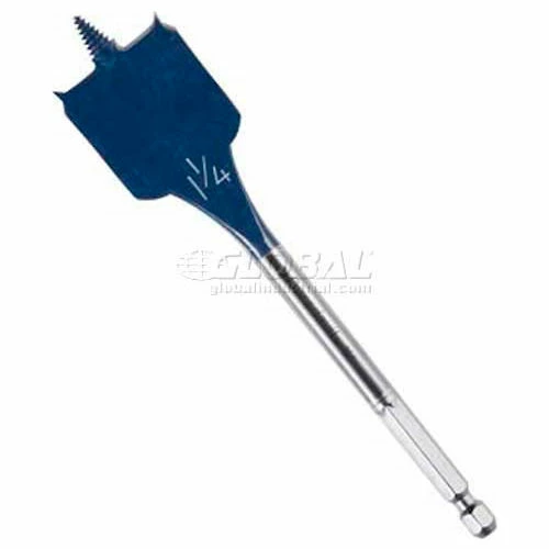 BOSCH® 1-1/4" X 6" Daredevil Standard Spade Bit, DSB1017B, Hex Shank 1 BOSCH® 1-1/4" X 6" Daredevil Standard Spade Bit, DSB1017B, Hex Shank