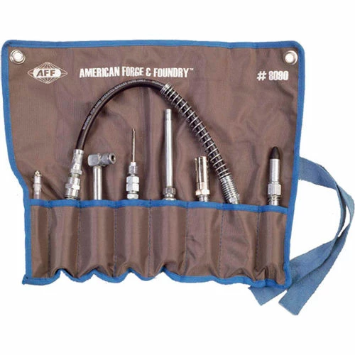 American Forge and Foundry American Forge & Foundry Lubrication Adapter Kit, 7pc 1 American Forge and Foundry American Forge & Foundry Lubrication Adapter Kit, 7pc