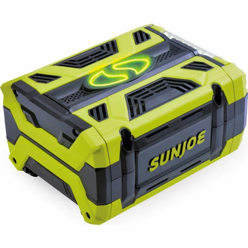 Snow Joe® + Sun Joe iON100V-5AMP Lithium-iON Battery, 100-Volt, 5 Amp Hours 1 Snow Joe® + Sun Joe iON100V-5AMP Lithium-iON Battery, 100-Volt, 5 Amp Hours