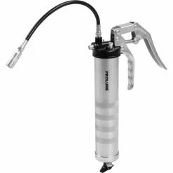 Prolube 43017 Pistol Grip Grease Gun, Dual Discharge Port, 14oz. Capacity, 5000 PSI, 1/8" NPT
