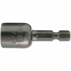Urrea SAE Heavy-Duty Magnetic Power Nut Driver, 10576X, 1/4" Drive, 5/16" Tip, 1-3/4" Long