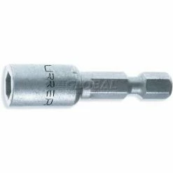 Urrea SAE Power Nut Driver, 10592, 1/4" Drive, 7/16" Tip, 1 7/8" Long