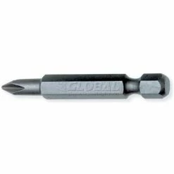 Urrea Industrial Grade Phillips Power Bit, 12016, 1-1/4"L X 3/16", #1 Tip, 1/4 Hexagon Drive