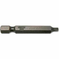 Urrea Heavy Duty Square Recess Power Bit, 13058X, #3 Tip, 1-15/16" Long