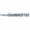 Urrea Industrial Grade Flat Power Bit, 14012, 1/4" Hex Drive, 1-15/16"L x 1/4", 6F-8R Screw Size