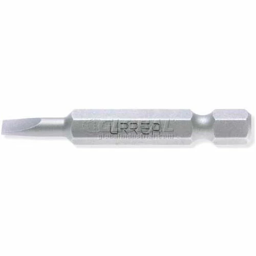 Urrea Industrial Grade Flat Power Bit, 14016, 1/4" Hex Drive, 1-15/16"L x 9/32", 8F-10R Screw Size 1 Urrea Industrial Grade Flat Power Bit, 14016, 1/4" Hex Drive, 1-15/16"L x 9/32", 8F-10R Screw Size