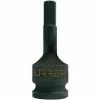 Urrea SAE Hex Tip Impact Socket, 7441-3/8, 1/2" Drive, 3" Long, 3/8" Hex Tip