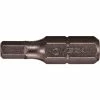 Vega Hex Tamper 1/8 Insert Bit x 1", S2 Modified Steel, Gunmetal Grey