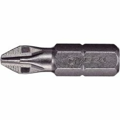 Vega Phillips ACR #2 Reduced Insert Bit x 1", S2 Modified Steel, Gunmetal Grey