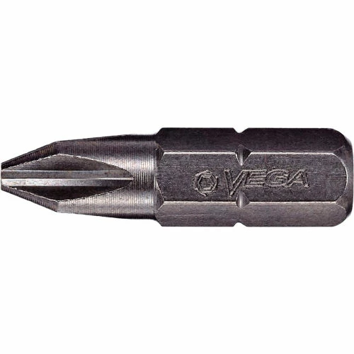 Vega Phillips #3 Insert Bit x 1", S2 Modified Steel, Gunmetal Grey 1 Vega Phillips #3 Insert Bit x 1", S2 Modified Steel, Gunmetal Grey