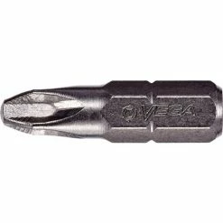 Vega Phillips Square-Driv ACR 2-2 Insert Bit x 1", S2 Modified Steel, Gunmetal Grey