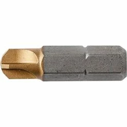 Vega TORQ-SET 8 Insert Bit x 1" TiN, S2 Modified Steel, Titanium Nitride