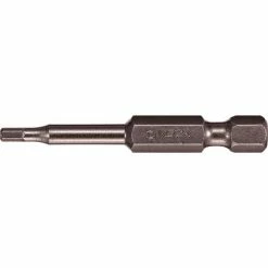 Vega Hex 3mm Power Bit x 2", S2 Modified Steel, Gunmetal Grey
