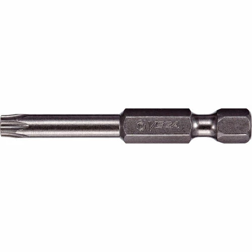 Vega TORX® 10 Power Bit x 2", S2 Modified Steel, Gunmetal Grey 1 Vega TORX® 10 Power Bit x 2", S2 Modified Steel, Gunmetal Grey