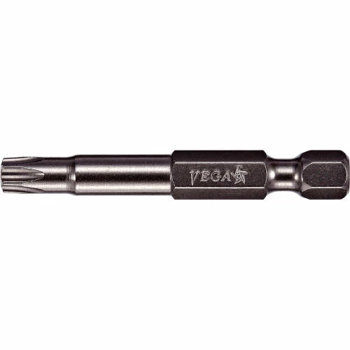 Vega TORX® Tamper 10 Power Bit x 2-3/4", S2 Modified Steel, Gunmetal Grey 1 Vega TORX® Tamper 10 Power Bit x 2-3/4", S2 Modified Steel, Gunmetal Grey