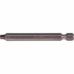 Vega Square #2 Power Bit x 3-1/2" 2pc, S2 Modified Steel, Gunmetal Grey