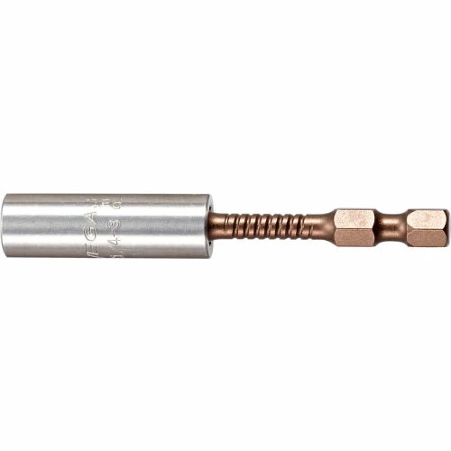 Impactech Female Hex Mag Bit Holder w/ C-Ring x 6", Gunmetal Bronze, S2 + Stainless Steel 1 Impactech Female Hex Mag Bit Holder w/ C-Ring x 6", Gunmetal Bronze, S2 + Stainless Steel