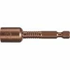 Impactech 7/16 Female Hex Mag Nutsetter x 2-9/16", Gunmetal Bronze, S2 Modified Steel