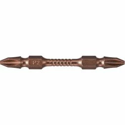Impactech P2 + P2 D/E Power Bit x 2-9/16", Gunmetal Bronze, S2 Modified Steel