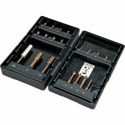 Vega 19pc Impactech Driver Bit Set, Gunmetal Bronze, S2 Modified Steel